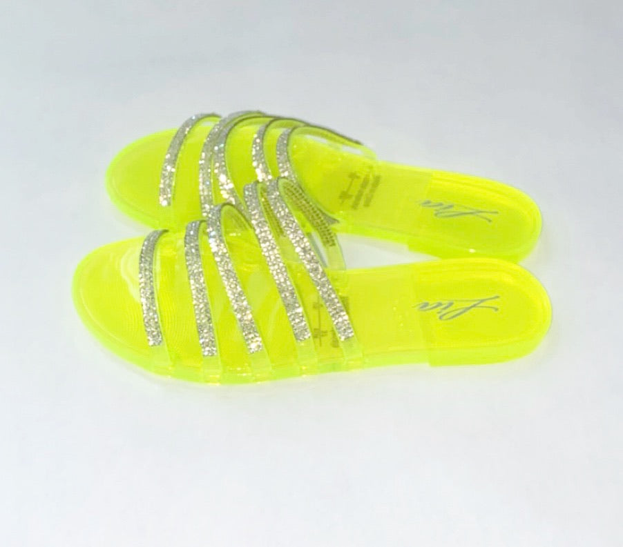 Leslie Sandal (Lime Green)